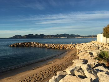 Strand von cannes 