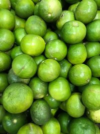 Full frame shot of green fruits