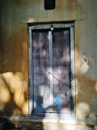 Interior of abandoned building