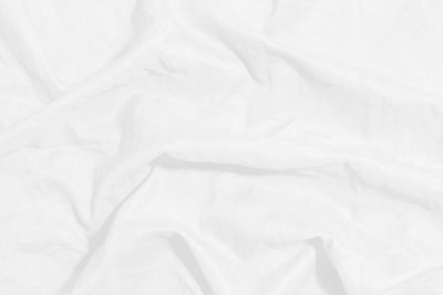 Full frame shot of white bed