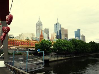 City skyline against sky