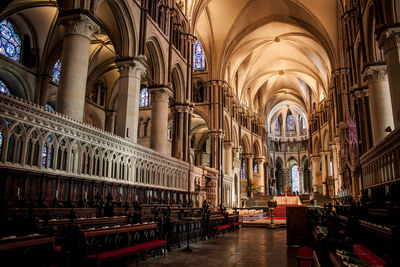 Interior of cathedral