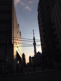 Low angle view of buildings against sky