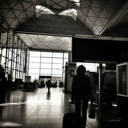 Interior of modern building