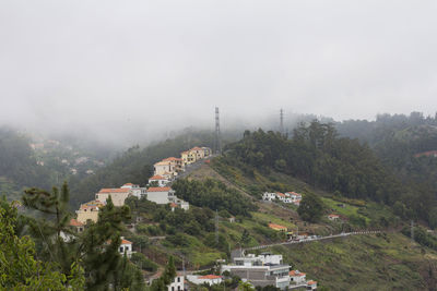 Buildings in city against sky