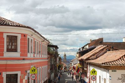 Panoramic view of city against sky