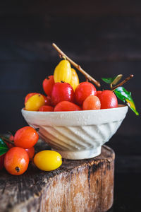 Close-up of red fruits