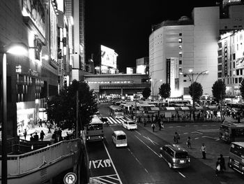 Traffic on city street