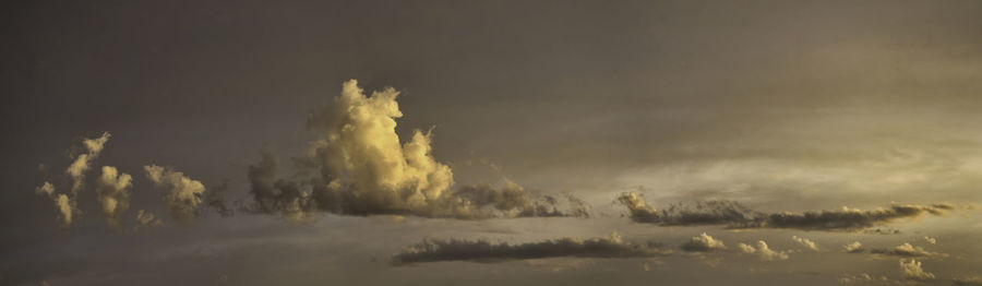 Low angle view of storm clouds in sky