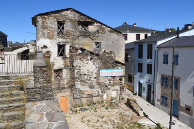 Buildings against sky in town