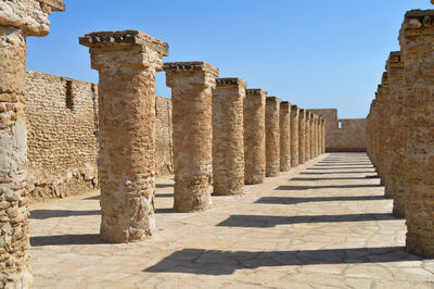 View of old ruins against sky