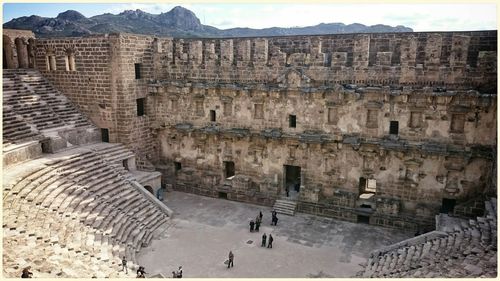 Interior of coliseum