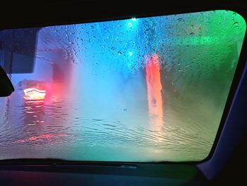 Raindrops on glass window