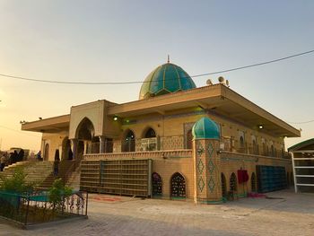 Exterior of building against clear sky