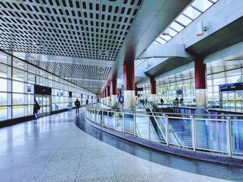 People walking in airport