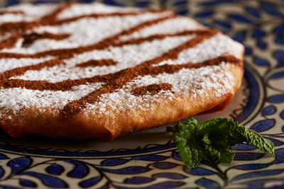 Close-up of sweet food on table