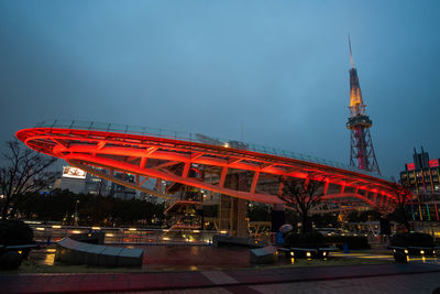 View of building at night