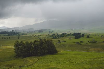 Scenic view of landscape against sky