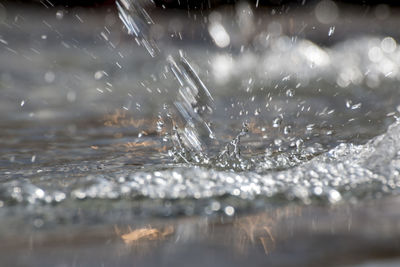 Full frame shot of sea water