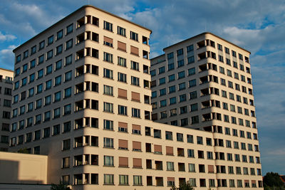 Low angle view of building against sky