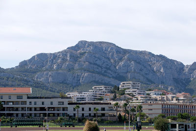 Buildings in a town