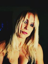 Portrait of young woman