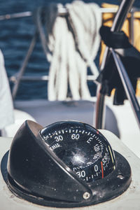 Close-up of vintage car
