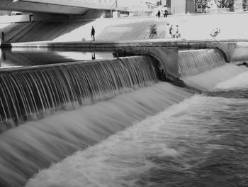 Built structure in water