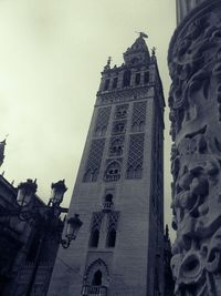 Low angle view of temple