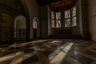 Interior of church