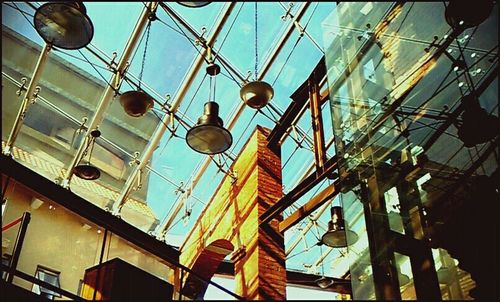 Low angle view of built structure against sky