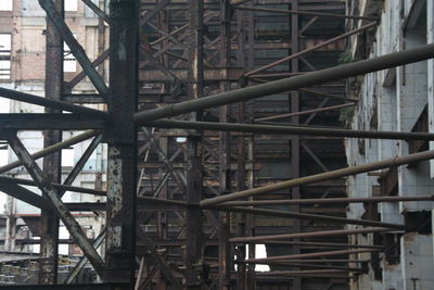 Low angle view of buildings in city