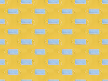 Full frame shot of yellow wall