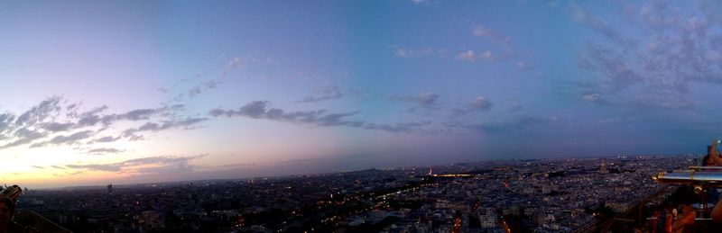 Cityscape at dusk