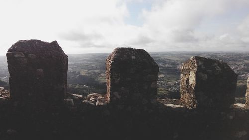 Panoramic view of sea against sky