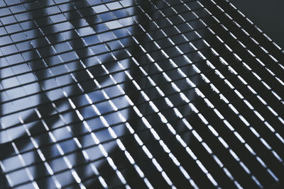 Full frame shot of metal grate