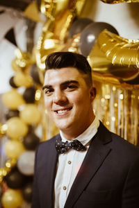 Portrait of a smiling young man