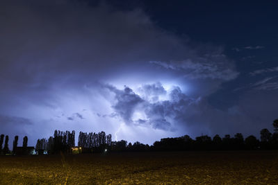 Storm at night