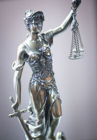 Close-up of lady justice