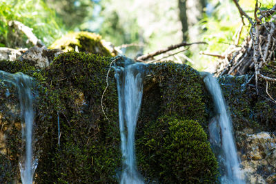 View of waterfall