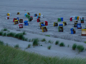 Beach and horses on juist