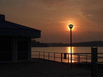 Sunset at upper seletar reservoir