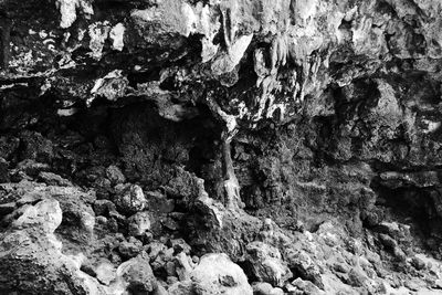 Full frame shot of cave