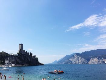 Scenic view of sea
