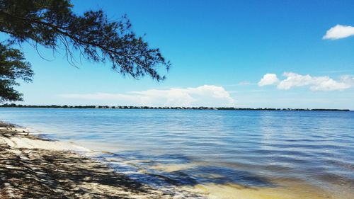 Scenic view of calm sea