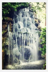 Waterfall in forest