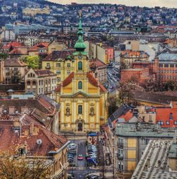 Buildings in city