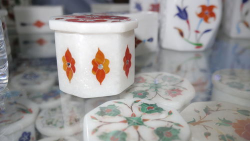 Close-up of drink on table