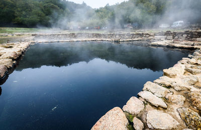 Scenic view of lake