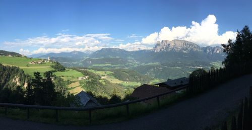 Panoramic view of landscape against sky